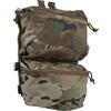 WarmHeartting Tasca Tattica Con Doppia Tasca Gp Sul Pannello Posteriore Con Anello Di Routing Per Comunicazioni, Tasche Espandibili Per Equipaggiamento Militare Della Maglia Fcpc, Cp, L
