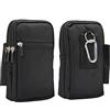 MOTALER Sacchetto Clip da Cintura per Cellulare, Borsa da Uomo per Cellulari Nero, Fondina Porta Cellulare Borsello Clip Cintura di Sport Borsetta Portafoglio Campeggio Viaggio Custodia da Cintura Telefono