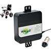 WILLQ Batteria per Sedia a rotelle elettrica 24V 10Ah 12Ah 12,8Ah Batteria agli ioni di Litio Ricaricabile Batterie al Piombo sostitutive da 24 Volt con Caricabatterie e Spina GX20,24v12.8ah