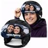 Ferocity Copri Visiera Casco da Sci CON FOTO PERSONALIZZATO - Carica la Tua Immagine e Aggiungi Testo - Vestibilità Universale S-L - Protezione Antigraffio in Neoprene - Unisex - Ski Goggles [165]