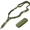 ACEXIER Cinghia per Fucile da Caccia Accessori Tattici a 2 Punti di Imbracatura Tracolla per Fucile Cinghia di Sicurezza per Pistola Airsoft con Meta (Green)