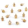 trenas HAEST Chiodi in Acciaio - Forma piramidale - Lunghezza 6 mm - 14 Pezzi - Colore Oro - per Atletica - Gara e Allenamento