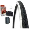 Generico COPERTONE BIANCO NERO 26 1 3 8 BICI E CAMERA D'ARIA 26 1 3 8 DEESTONE 37 590