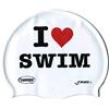 Malmsten SwimmerWear - Cuffia in Silicone I Love Swim