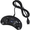 Jectse Controller USB, Piccolo Gamepad Ergonomico, Plug and Play a 9 Pin 16 Bit, Design Ergonomico, Compatto e Leggero, per