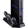 SmaAcc Ventola di Raffreddamento con Doppio Stazione di Ricarica per i Controller PS4 / DualShock 4 Controller (Non Compatibile con PS4 Slim/PRO)
