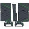 LNMLRBXEXZ Compatibile Con Adesivi Skin Per PS5 Slim Skin Disc Edition & Digital Console E Controller Vinyl Cover Skins Wraps Resistente Ai Graffi, Compatibile Con 55363 Avvolgimento(Disc Version)
