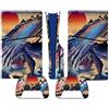 LNMLRBXEXZ Compatibile Con Adesivi Skin Per PS5 Slim Skin Disc Edition & Digital Console E Controller Vinyl Cover Skins Wraps Resistente Ai Graffi, Compatibile Con 27751 Avvolgimento(Disc Version)