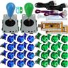 SJ@JX Arcade Game Controller USB Encoder 2 Player Gamepad Microswitch Button 8way Joystick for Nintendo Switch PC PS3 Retropie Raspberry Pi MAME