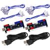SJ@JX Arcade Game Controller USB Encoder Zero Delay 2 Player to Joystick Button for PC MAME Raspberry Pi Retro