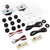 Generic Kit di Gioco Fai-da-te Robusto Set di Pulsanti Joystick per Codificatore di Giochi da Tavolo USB per Riunioni di Amici, Adatto per Console Domestiche e Console di Gioco di Combattimento, (#2)