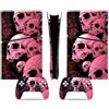 YLMKMVLCZC Pelle Decalcomania Per PS5 Slim Skin Digital Edition Console E Controller Vinyl Cover Skins Wraps Resistente Ai Graffi Compatibile Con 64368 Avvolgimento Della Pelle