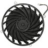 MENDUNER Ventola di Raffreddamento Interna di Ricambio con 17 Pale, G12L12MS1AH 56J14 12V 1,9A 3 Pin, Metallo Premium e Materiale ABS, per Console 5