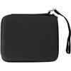 TIKATARER Custodia Rigida in EVA per Console, Custodia Protettiva da Trasporto, Borsa da Viaggio con 8 Supporti per Carte da Gioco e Design Antiurto, Ideale per Accessori 2DS, Nera (BLACK)