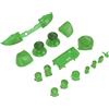 MENDUNER Kit Completo di Pulsanti di Attivazione per Controller Series X/S - Set di Pulsanti di Ricambio Multicolore, Kit Mod ABS con D-Pad, ABXY, Paraurti e Trigger (Verde trasparente)