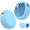 Generico Adatto per console di gioco Tamagotchi Paradise, custodia morbida in silicone liquido, resistente alle cadute, custodia protettiva carina e cappuccio per pulsanti antiscivolo (Blu)
