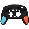 Generico Soft Shell in silicone per Switch 2 Pro Controller di gioco Custodia protettiva Gaming palmare antiscivolo copertura (blue and orange)