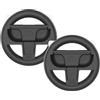 Cymwer 2pcs Gaming Racing Sterzo volante con orecchio di gatto leggero, volante ergonomico joystick riutilizzabile innovativo innovativo gamepad impugnature for accessori da gioco NS2