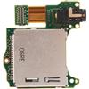 LIYJTK Cartuccia di gioco Slot per scheda Vassoio per lettore Foro per auricolari Porta in metallo ABS Slot per scheda host di gioco per host Accessorio di riparazione Set di chip