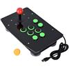 Demeras Console di Gioco Joystick Game Joystick USB Multi Format 8 Pulsanti Fight Stick per PC Giochi per Computer