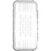Generico Custodia per Anbernic RG35XX H, custodia trasparente in TPU per console di gioco, copertura protettiva antiurto con design di raffreddamento (Trasparente)