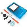 Perfect Part Custodia completa per Nintendo Gameboy Pocket GBP Game Shell Case con bottoni e viti Kit - trasparente azzurro