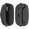 Generico 2 mouse controller da gioco, mini mouse ergonomici portatili con impugnatura sinistra+destra, supporto controller e custodia per Switch 2 per J-Con (Nero)