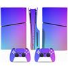 LNMLRBXEXZ Compatibile Con Adesivi Skin Per PS5 Slim Skin Disc Edition & Per Digital Console Controller Vinyl Cover Skins Wraps Scratch Resistant Compatible 98364 Avvolgimento(Disc Version)
