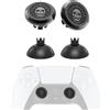 KD.FLY Metal Interchangeable Thumbsticks Caps & Thumb Sticks Base for PS5 Controller, Custom Grips Replacement Kit for PS5 Dual Sense Controller, 2 Joysticks, 2 Thumbsticks Base, Sugar Skull