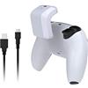 Generic Batteria ricaricabile del controller per PS5, batteria esterna a ricarica rapida con indicatore LED