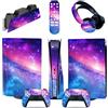LNMLRBXEXZ Adesivo Skin Per PS5 Console Disc Edition & Digital Edition Sticker Vinyl Decal Cover Per Ps5 Controller & Charging Station & Headset & Media Remote 94375 Decalcomania Per Cover(Disc Version)