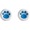 Generico 2 pezzi di coperture in silicone per joystick controller per Rog Xbox Ally/Rog Xbox Ally X Copertura per rocker thumpstick (Bianco e blu)