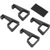 Generic Supporto per Piedini di Raffreddamento Pro Supporto Orizzontale Robusto e Durevole per Console di Gioco Migliora la Dissipazione del Calore per Ventole 4 Materiale ABS (BLACK)