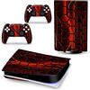 GALSOR Protettivo Pelle Decalcomanie Anime Console Per PS5 Disk Edition 2 Controller Pellicola Vinile Avvolge, Durevole, Resistente Graffi 15105 Senza Bolle E Senza Residui