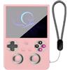 Generico Custodia per ANBERNIC RG477V, copertura protettiva in silicone per console di gioco, custodia antiurto per tutto il corpo con passante per cordino (rosa)