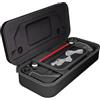 THLMT Custodia Borsa Compatibile per Steam Deck Oled, EVA duro viaggio trasportare borsa di stoccaggio Scatola del guscio del controller della console di gioco (solo custodia) (Nero)