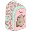 Goldkids - Zaino per la scuola, per adolescenti, per ragazzi e ragazze, zaino per la scuola, motivo Pusheen, multicolore, 40 x 28 x 17 cm