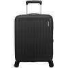 American Tourister Trolley rigido, bagaglio a mano, realizzato in POLIPROPILENE robusto e antigraffio. Molto pratico e super leggero, dispone di due ampi scomparti, divisorio nel comparto superiore e