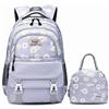 Asge Zaino per ragazze zaino scuola adolescente scuola per bambini zaino casual Daypack con portapranzo.., Cickweed, Large, Moda
