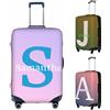 GBTROEY Coprivaligie personalizzati con nome, protezioni elastiche personalizzate per valigie con iniziali per viaggi d'affari, gite e vacanze, multicolore