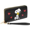 Peanuts Snoopy Zip Portafoglio Donna con Scomparto per Carte e Monete - Regalo Donna