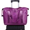 Generico Borsa A Spalla Con Rotelle | Bagaglio a Mano Impermeabile Trasportabile - Organizer per Abiti Weekend Palestra Shopping Viaggi