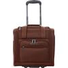 TPRC Bagaglio Cabina Sottosedile da 38 cm Approvato dalle Compagnie Aeree con Porta di Ricarica USB, Marrone