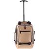 GLADIATOR Valigia Zaino con Ruote, Bagaglio a Mano, Polar, beige, cabina, BORSA CON RUOTE E ZAINO, MISURE SOTTO IL SEDILE RYANAIR