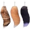 Benyong Fox Tail 16 pollici Therian Tail Coda di volpe Furry Tail Therian Black Fox Coda, 7, taglia unica