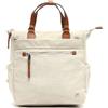 MISAKO Evolet zaino in tessuto con tracolla Donna - Evolet Pietra 30x28x13cm