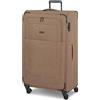 REDOLZ trolley XL jumbo check‑in extra grande 4 ruote | valigia morbida con serratura TSA | 90 × 52 × 30 cm capacità 126 L leggera 4,3 kg per donna e uomo - Essentials 12