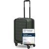 REDOLZ Articolo originale Essentials 17, Oliva, Kabinen Trolley mit Laptopfach (55 cm), Custodia rigida cabina