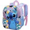 Clondo Zainetto 3D Asilo Bambini, Per Stitch Fan, Zaino Tempo Libero Bambino e Bambina, Scuola Materna, 31 Centimetri, Viaggio, Regalo