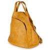 Emila Zaino giallo donna ecopelle zainetto monospalla ragazza tempo libero casual vintage elegante da universita gita passeggio scuola ufficio lavoro leggero Giallo